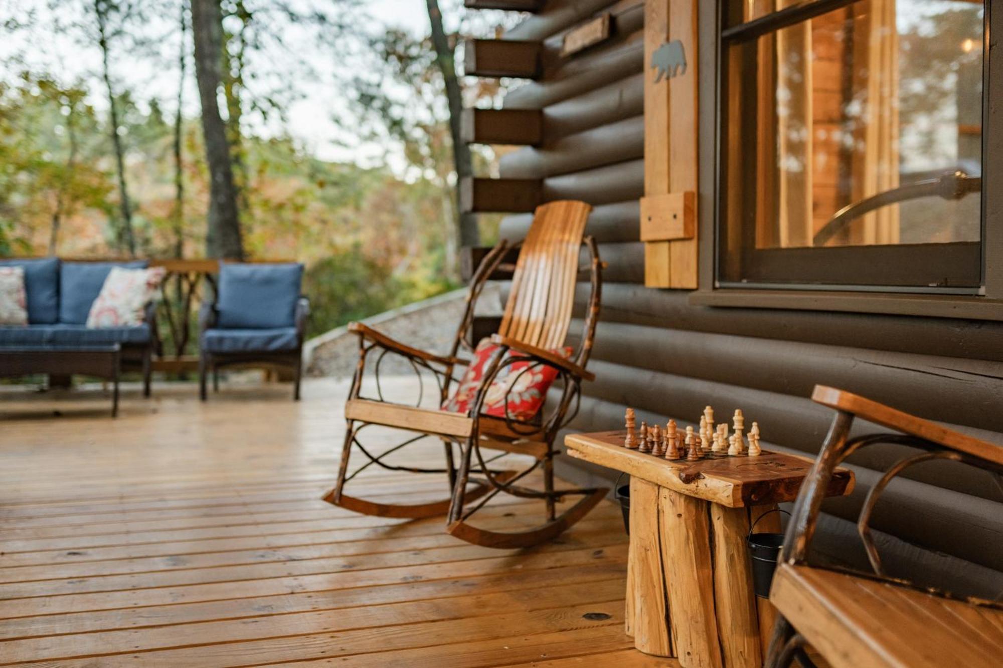 Log Cabin With Mountain View And Privacy Blue Ridge Exterior photo
