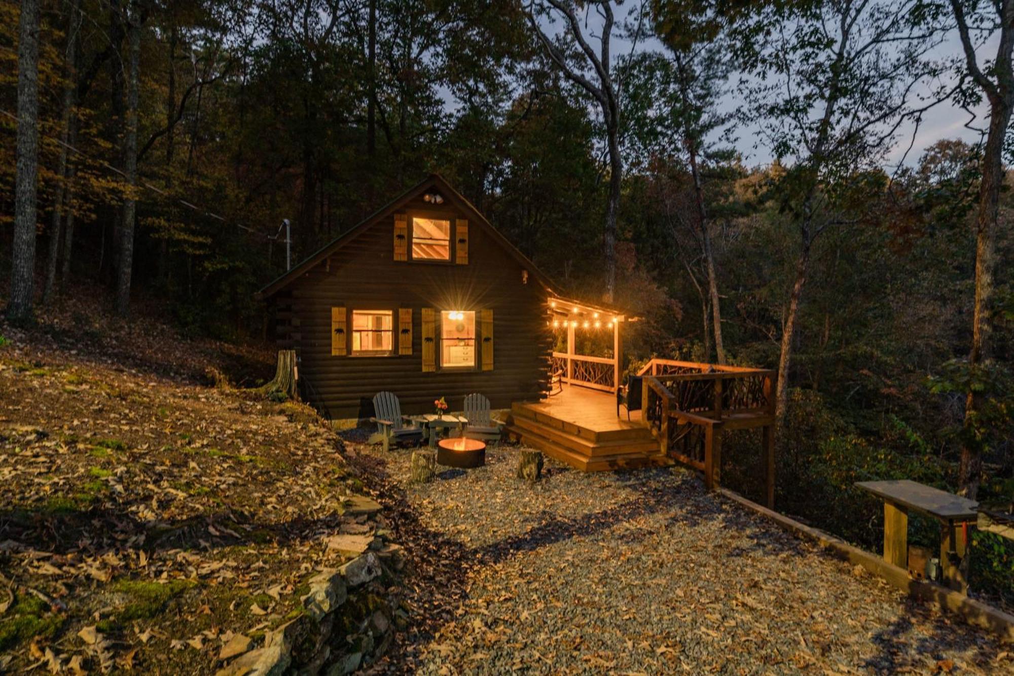 Log Cabin With Mountain View And Privacy Blue Ridge Exterior photo