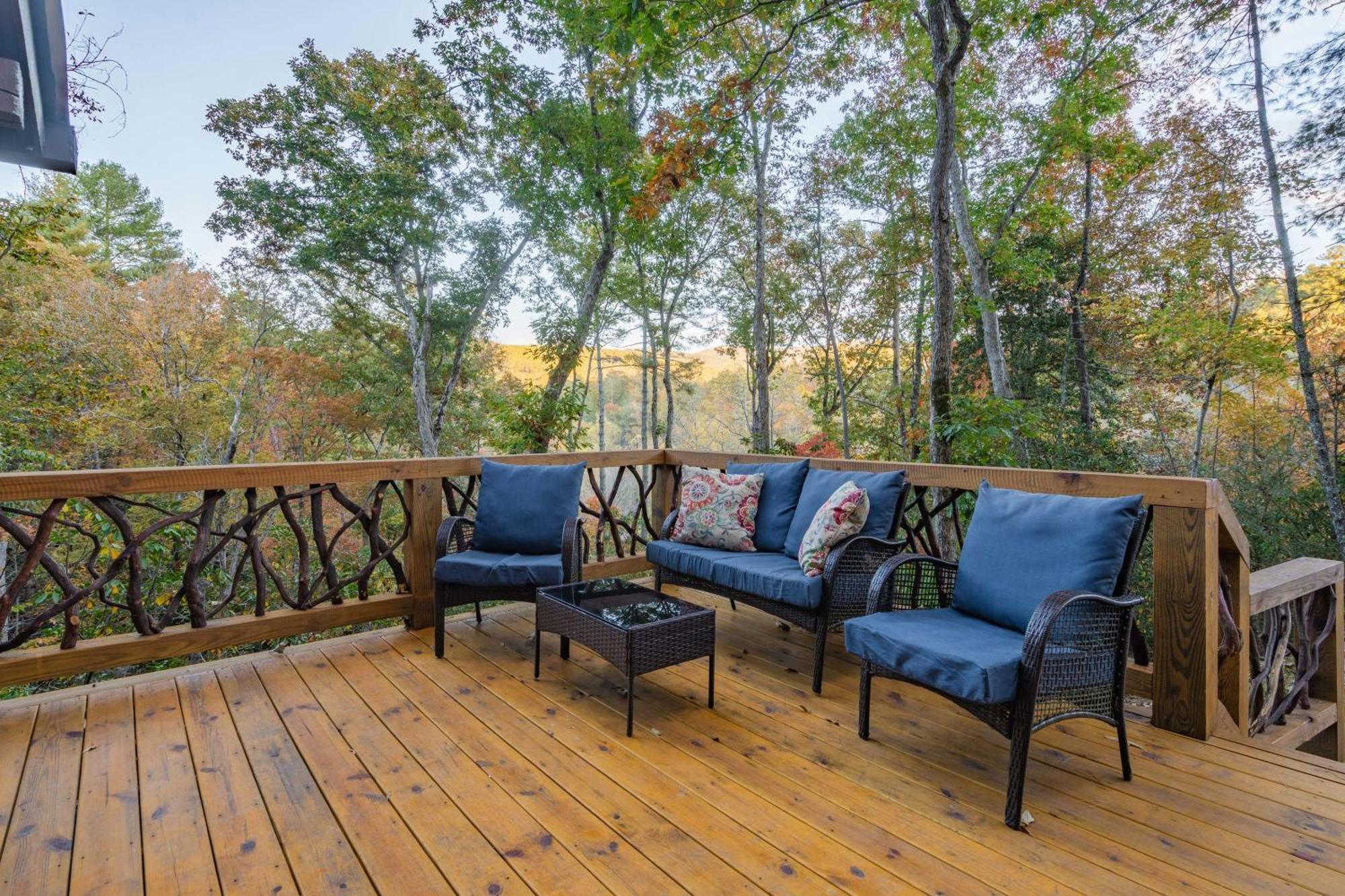 Log Cabin With Mountain View And Privacy Blue Ridge Exterior photo